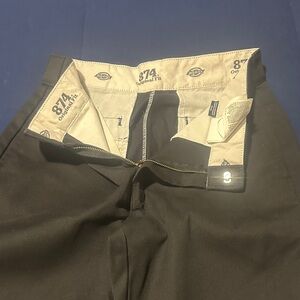 Dickies Men's Dark Brown 874 Original Fit Pants